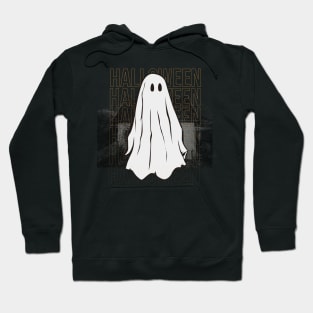 Cute Ghost Creepy House Halloween Hoodie